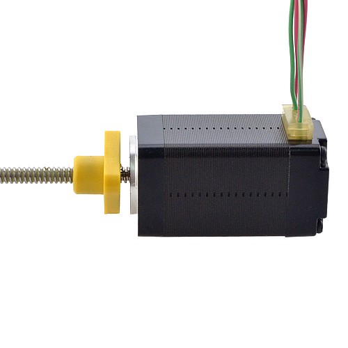 NEMA 8 zewnętrzny liniowy silnik krokowy Trapezowy 0,5a 38,2mm śruba stosowa ołowiu 1mm(0,03937) NEMA 8 zewnętrzny liniowy silnik krokowy Trapezowy 0,5a 38,2mm śruba stosowa ołowiu 1mm(0,03937)