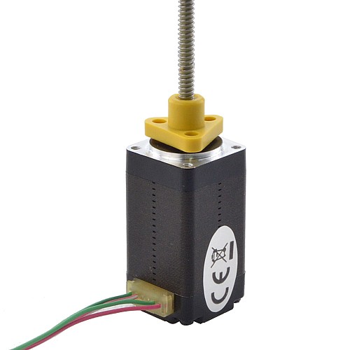 NEMA 8 zewnętrzny liniowy silnik krokowy Trapezowy 0,5a 38,2mm śruba stosowa ołowiu 1mm(0,03937) NEMA 8 zewnętrzny liniowy silnik krokowy Trapezowy 0,5a 38,2mm śruba stosowa ołowiu 1mm(0,03937)