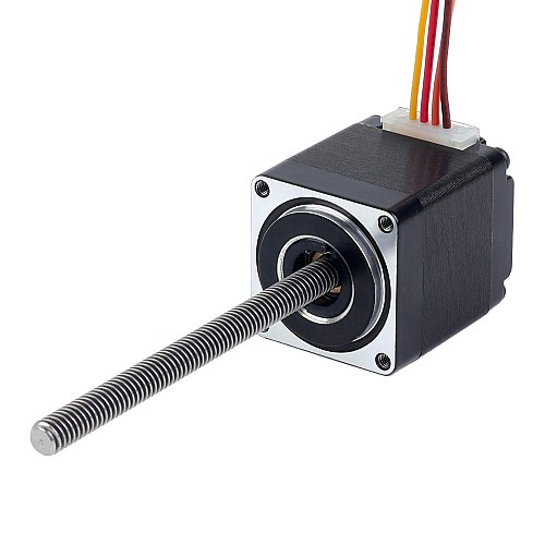 Nema 11 Non-captive Stos 34mm 0,75A Przewód 2mm(0,07874") Długość 100mm - 11N13S0754AA4-100RS | StepperOnline