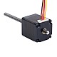 Nema 11 Non-captive Stos 34mm 0,75A Przewód 2mm(0,07874") Długość 100mm - 11N13S0754AA4-100RS | StepperOnline