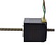 NEMA 11 Non-Captive Acme liniowy silnik krokowy 1.0A 32.2mm śruba stosu ołowiu 2.54mm(0.1)