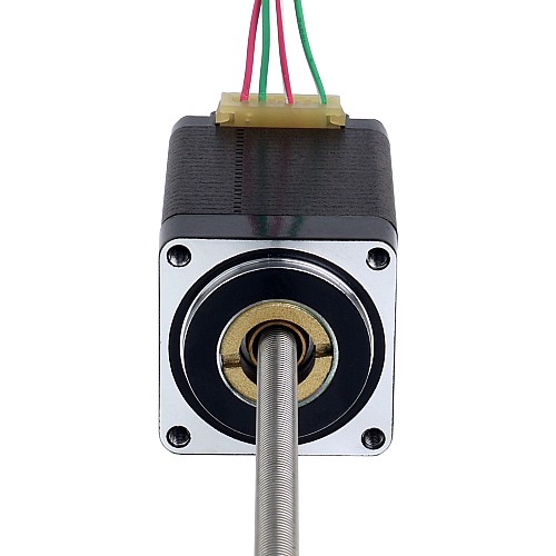 NEMA 11 liniowy silnik krokowy Acme 1,0A 46mm śruba stosowa 0,635mm (0,025) długość przewodu 250mm - 11N18S1004ED5-250RS | StepperOnline