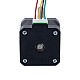 Nema 17 Zewnętrzny stos 34mm 0,4A Przewód 4mm(0,15748") Długość 100mm - 17E13S0404DB4-100RS | StepperOnline UK