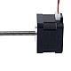 Nema 17 Non-captive Stos 34mm 0,4A Przewód 2mm(0,07874") Długość 100mm - 17N13S0404AF4-100RS | StepperOnline UK