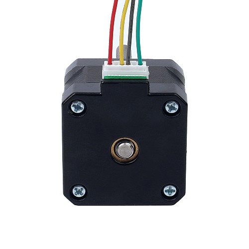 Nema 17 Non-captive Stos 34mm 0,4A Przewód 2mm(0,07874") Długość 100mm - 17N13S0404AF4-100RS | StepperOnline UK