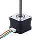Nema 17 Non-captive Stos 34mm 0,4A Przewód 2mm(0,07874") Długość 100mm - 17N13S0404AF4-100RS | StepperOnline UK