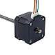 Nema 17 Non-captive Stos 34mm 0,4A Przewód 2mm(0,07874) Długość 150mm