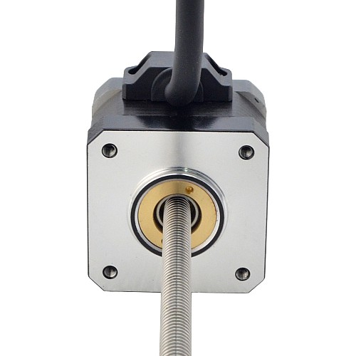 NEMA 17 Non-Captive Acme Liniowy silnik krokowy 1.5A 34mm Wzrost Prowadzić 1.27mm(0.05)