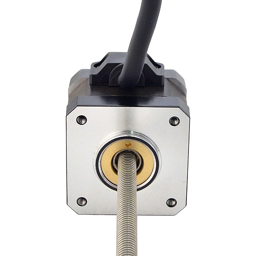 NEMA 17 Non-Captive Acme Liniowy silnik krokowy 1.5A 34mm Wzrost Prowadzić 2.54mm(0.1) NEMA 17 Non-Captive Acme Liniowy silnik krokowy 1.5A 34mm Wzrost Prowadzić 2.54mm(0.1)