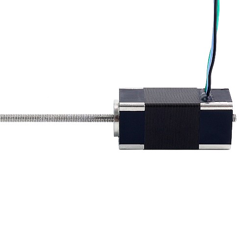 Liniowy silnik krokowy Nema 6, niewychwytujący, 0,3A, 32mm, śruba stosowa, 1mm (0,03937), długość przewodu 100mm Liniowy silnik krokowy Nema 6, niewychwytujący, 0,3A, 32mm, śruba stosowa, 1mm (0,03937), długość przewodu 100mm