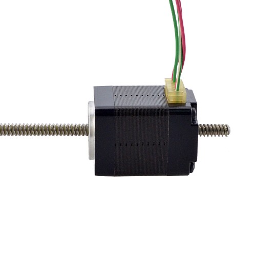 NEMA 8 Non-Captive Acme liniowy silnik krokowy 0,5A 28,2mm StackScrew Przewód 2mm(0,07874)