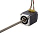 NEMA 8 Non-Captive Acme liniowy silnik krokowy 0,5A 28,2mm StackScrew Przewód 2mm(0,07874)