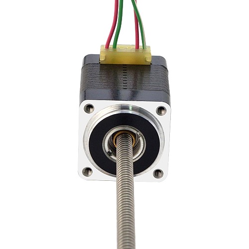NEMA 8 Non-Captive Acme liniowy silnik krokowy 0,5A 28,2mm StackScrew Przewód 2mm(0,07874)