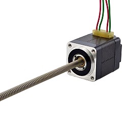 NEMA 8 Non-Captive Acme liniowy silnik krokowy 0.5A 28.2mm śruba stosowa ołowiu 1mm(0.03937")