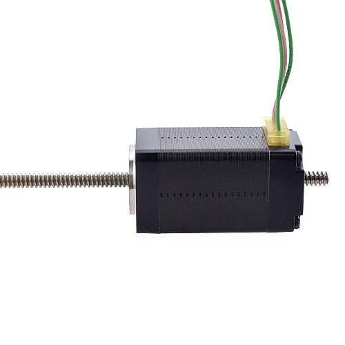 NEMA 8 Non-Captive Acme liniowy silnik krokowy 0.5A 38.2mm śruba stosowa ołowiu 1mm(0.03937)