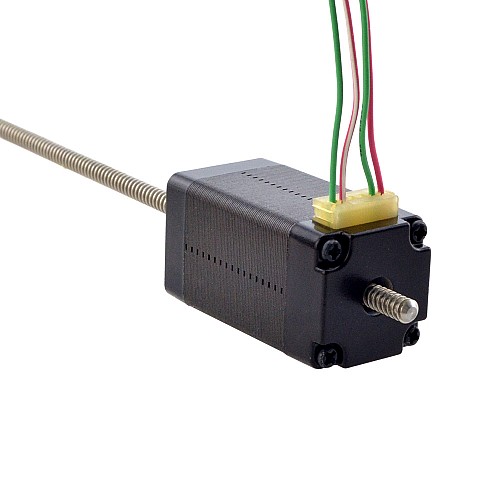 NEMA 8 Non-Captive Acme liniowy silnik krokowy 0.5A 38.2mm śruba stosowa ołowiu 1mm(0.03937)