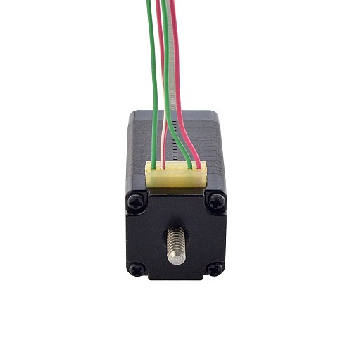 NEMA 8 Non-Captive Acme liniowy silnik krokowy 0.5A 38.2mm śruba stosowa ołowiu 1mm(0.03937)