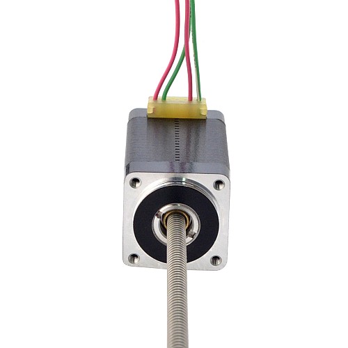 NEMA 8 Non-Captive Acme liniowy silnik krokowy 0.5A 38.2mm śruba stosowa ołowiu 1mm(0.03937)