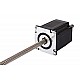 Nema 23 Non-captive 66mm Stack 2.5A Lead 5.08mm(0.2) Długość 250mm