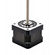 Nema 17 Nieuchwytny stos 34mm Ołów 0,7A 4,877mm(0,192 )Długość 150mm
