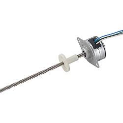 Φ25x14,5mm PM Zewnętrzny liniowy silnik krokowy 0,143A Przewód 1,22mm/0,047" Długość 174mm