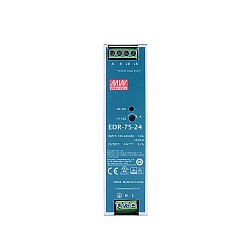 EDR-75-24 MEANWELL 75W 24VDC 3.2A 115/230VAC Zasilacz na szynę DIN