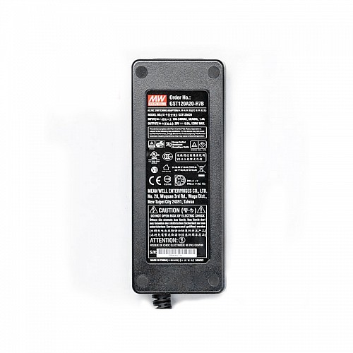 GST120A20-R7B MEANWELL 120W 20VDC 6A 115/230VAC AC-DC Niezawodny zielony zasilacz przemysłowy
