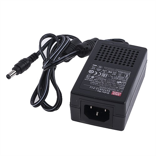 GST25A12-P1J MEANWELL 25W 12VDC 2.08A 115/230VAC AC-DC Niezawodny zielony zasilacz przemysłowy