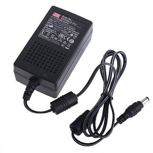 GST25A12-P1J MEANWELL 25W 12VDC 2.08A 115/230VAC AC-DC Niezawodny zielony zasilacz przemysłowy