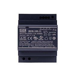 HDR-100-12 MEANWELL 85,2W 12VDC 7,1A 115/230VAC Ultra cienki zasilacz na szynę DIN