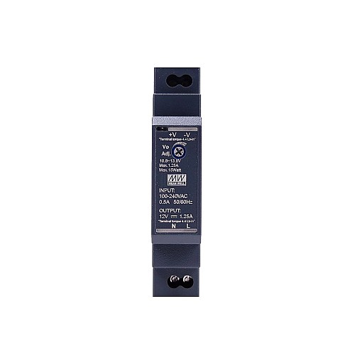 HDR-15-12 MEANWELL 15W 12VDC 1.25A 115/230VAC Ultra cienki zasilacz na szynę DIN HDR-15-12 MEANWELL 15W 12VDC 1.25A 115/230VAC Ultra cienki zasilacz na szynę DIN