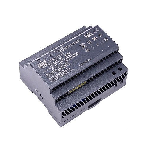 HDR-150-48 48VDC 2.72A 130.6W 115VAC/3.2A 153.6W 230VAC Ultra cienki schodkowy zasilacz na szynę DIN