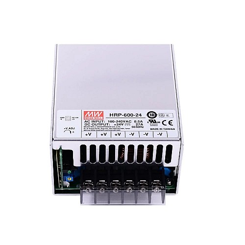 HRP-600-24 MEANWELL 648W 27A 24V PojedynczeWyjście z funkcją PFC HRP-600-24 MEANWELL 648W 27A 24V PojedynczeWyjście z funkcją PFC