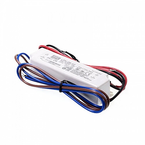 LPV-20-12 MEANWELL 20W 1.67A 12V Jednowyjściowy zasilacz impulsowy