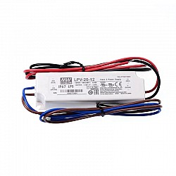 LPV-20-12 MEANWELL 20W 1.67A 12V Jednowyjściowy zasilacz impulsowy