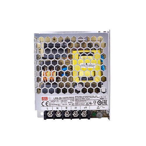 LRS-35-12 MEANWELL 35W 12VDC 3A 115/230VAC Zasilacz impulsowyW obudowie