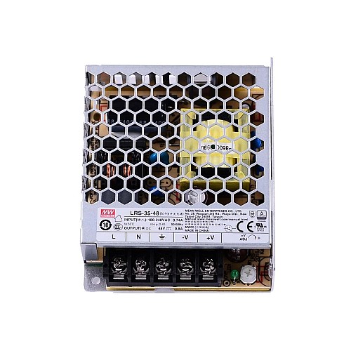 LRS-35-48 MEANWELL 38.4W 48VDC 0.8A 115/230VAC Zasilacz impulsowyW obudowie