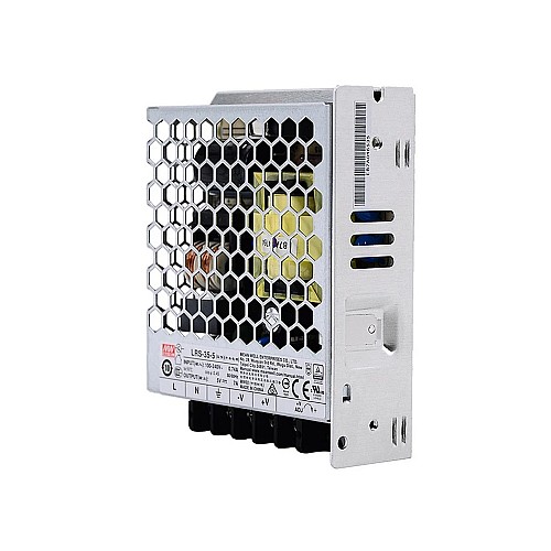LRS-35-5 MEANWELL 35W 5VDC 7A 115/230VAC Zasilacz impulsowyW obudowie