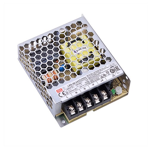 LRS-50-24 MEANWELL 50W 24VDC 2.2A 115/230VAC Zasilacz impulsowyW obudowie