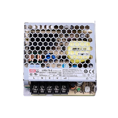 LRS-75-5 MEANWELL 70W 5VDC 14A 115/230VAC Zasilacz impulsowyW obudowie