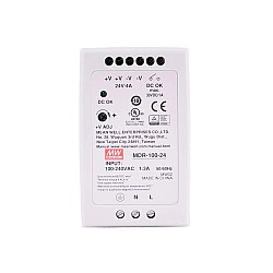 MDR-100-24 MEANWELL 100W 24VDC 4A 115/230VAC Zasilacz na szynę DIN