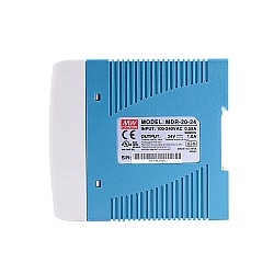 MDR-20-24 MEANWELL 20W 24VDC 1A 115/230VAC Zasilacz na szynę DIN