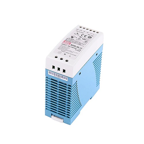 MDR-40-12 MEANWELL 40W 12VDC 3.33A 115/230VAC Zasilacz na szynę DIN
