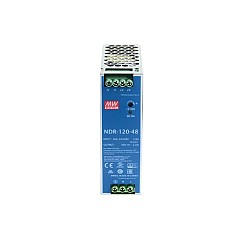 Wyprzedaż w CN — NDR-120-48 MEANWELL 120W 48VDC 2.5A 115/230VAC jednowyjściowy przemysłowy SZYNA DIN