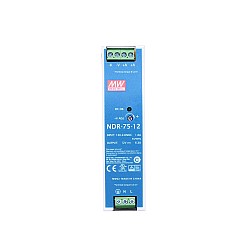 NDR-75-12 MEANWELL 75,6W 12VDC 6,3A 115/230VAC jednowyjściowe przemysłowa szyna DIN