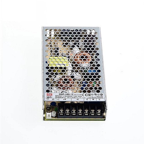 RSP-100-12 MEANWELL 102W 12VDC 8,5A 115/230VAC PojedynczeWyjście z funkcją PFC