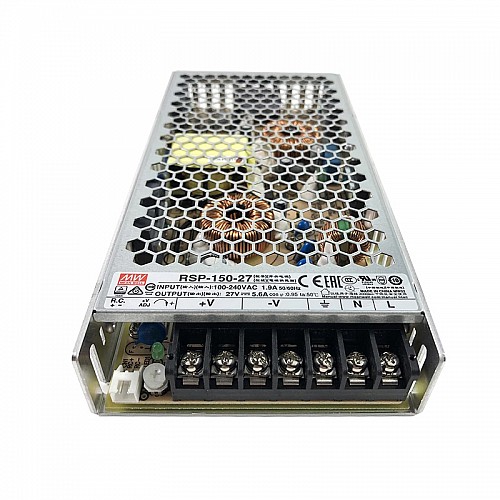 RSP-150-27 MEANWELL 151,2W 27VDC 5,6A 115/230VAC PojedynczeWyjście z funkcją PFC RSP-150-27 MEANWELL 151,2W 27VDC 5,6A 115/230VAC PojedynczeWyjście z funkcją PFC