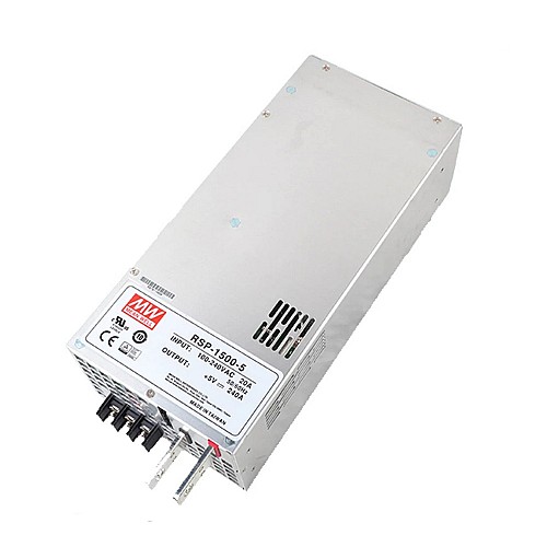 RSP-1500-5 Zasilacz MEANWELL 1200W 5VDC 240A 115/230VAC z pojedynczymWyjściem