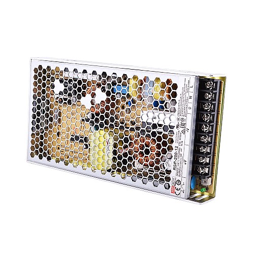RSP-200-12 MEANWELL 200,4W 12VDC 16,7A 115/230VAC PojedynczeWyjście z funkcją PFC