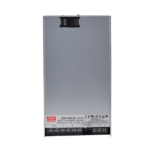 RSP-500-48 MEANWELL 504W 48VDC 10,5A 115/230VAC PojedynczeWyjście z funkcją PFC